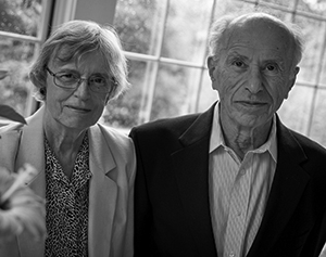 Jean Lucas-Lenard, PhD (left) & John Lenard (right), University of Connecticut School of Fine Arts advisory board members